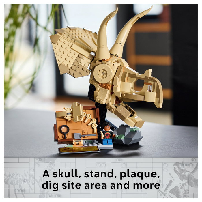 LEGO Jurassic World Fósiles de Dinosaurio: Cráneo de Triceratops 76969 LEGO Jurassic World Fósiles de Dinosaurio: Cráneo de Triceratops 76969