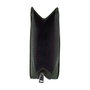 Zoozie Bags Cartera Unisex de Piel Auténtica 100% Verde 10.2x2x8 cm