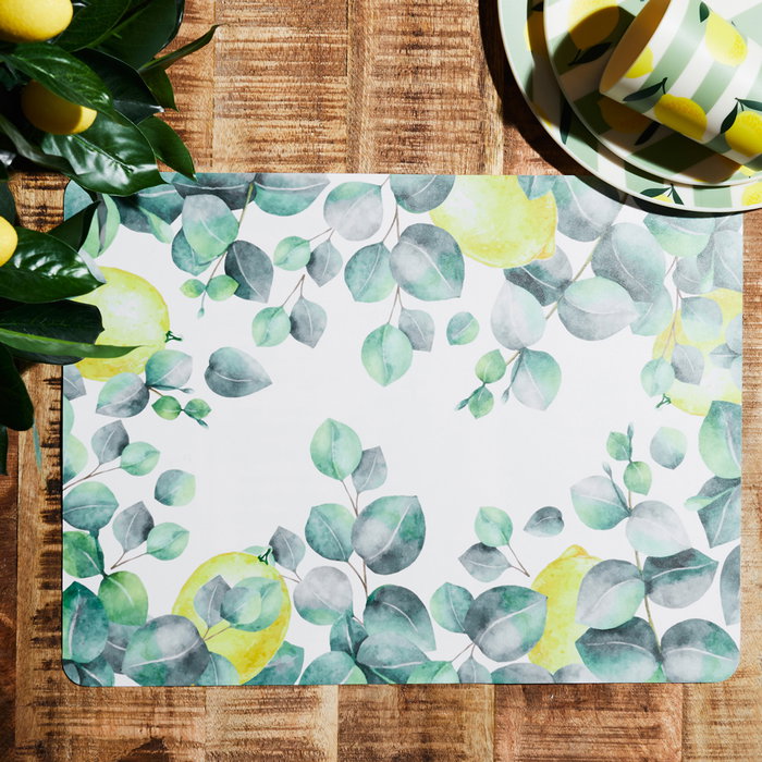 Home Deco Factory Cuadro Decorativo 30x40 cm Estampado Limones Colección Bain De Soleil