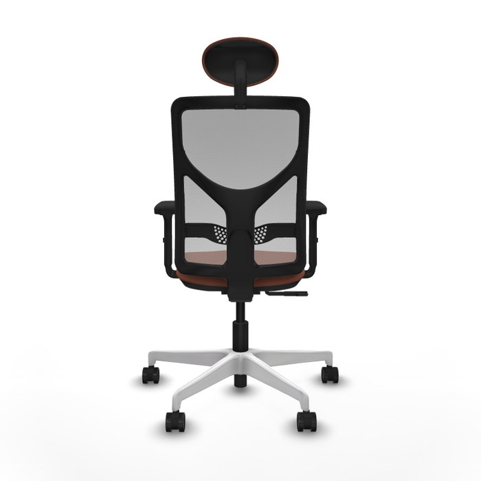 PIQUERAS Y CRESPO Silla de oficina Motilla con mecanismo Sincro, Tela Marrón y Malla Gris PIQUERAS Y CRESPO Silla de oficina Motilla con mecanismo Sincro, Tela Marrón y Malla Gris