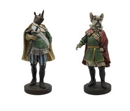 DKD Home Decor Figura de Resina Animal Napoleon Multicolor Surtida
