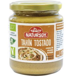NATURSOY Tahin Tostado 250Gr. Crema de sésamo tostado con sal marina