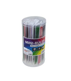 Regla Colorline Mini Ruler 15 Cm Surtido Bote De 40