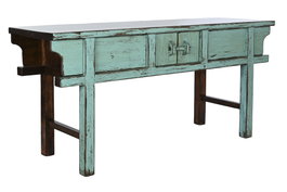 DKD Home Decor Consola Turquesa 49 x 88 x 170 cm