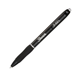 Sharpie S-Gel Bolígrafo Retráctil de Tinta Gel Negra 0,7 mm