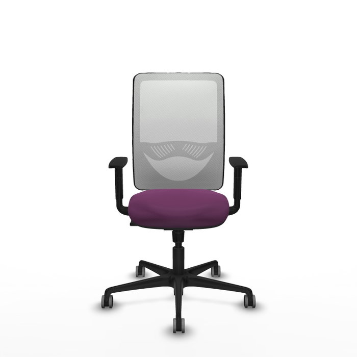PIQUERAS Y CRESPO Silla de oficina Zulema con mecanismo Sincro, Morado y Blanco PIQUERAS Y CRESPO Silla de oficina Zulema con mecanismo Sincro, Morado y Blanco