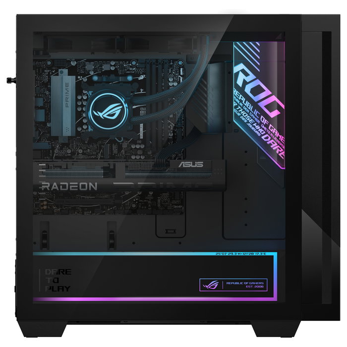 ASUS ROG GM700TZ-R8700F092W PC Gaming: AMD Ryzen 7 8700F, 32GB DDR5, 2TB SSD NVMe, NVIDIA GeForce RTX 5070 Ti 16GB, Windows 11 Home
