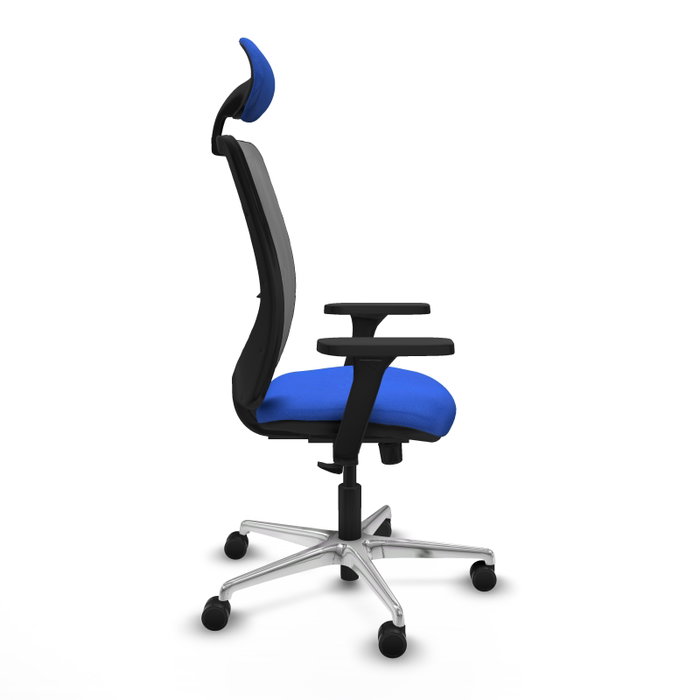 PIQUERAS Y CRESPO Silla de oficina Zulema con mecanismo Sincro, Azul y Gris PIQUERAS Y CRESPO Silla de oficina Zulema con mecanismo Sincro, Azul y Gris