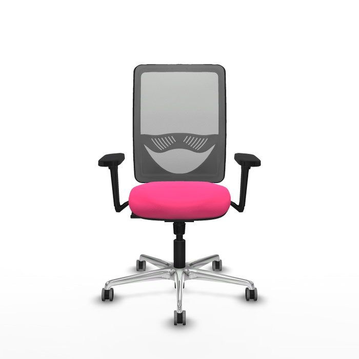 PIQUERAS Y CRESPO Silla de oficina Zulema Rosa y Gris PIQUERAS Y CRESPO Silla de oficina Zulema Rosa y Gris