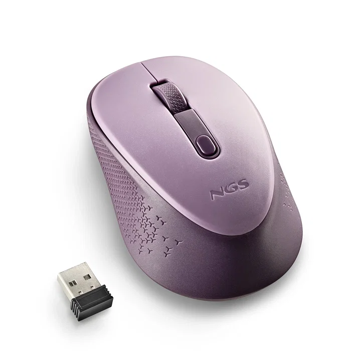 NGS Ratón Inalámbrico Dew Lilac 1600 DPI NGS Ratón Inalámbrico Dew Lilac 1600 DPI