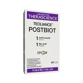 THERASCIENCE Teoliance Postbiot 60 Comp. Probiótico para Apoyo Digestivo