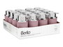 Berilo Dispensador de Jabón Plástico Rosa 420 ml 7 x 14.5 x 8.5 cm (Set de 32)