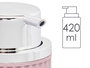 Berilo Dispensador de Jabón Plástico Rosa 420 ml 7 x 14.5 x 8.5 cm (Set de 32)