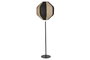 DKD Home Decor Lámpara de Pie de Yute y Hierro Bicolor