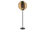 DKD Home Decor Lámpara de Pie de Yute y Hierro Bicolor
