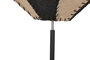 DKD Home Decor Lámpara de Pie de Yute y Hierro Bicolor