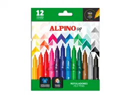 Alpino Rotulador UP Punta 1 mm Caja 12 Unidades Colores Surtidos