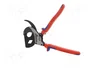 KNIPEX Tijeras con mecanismo de trinquete para cables de 60mm