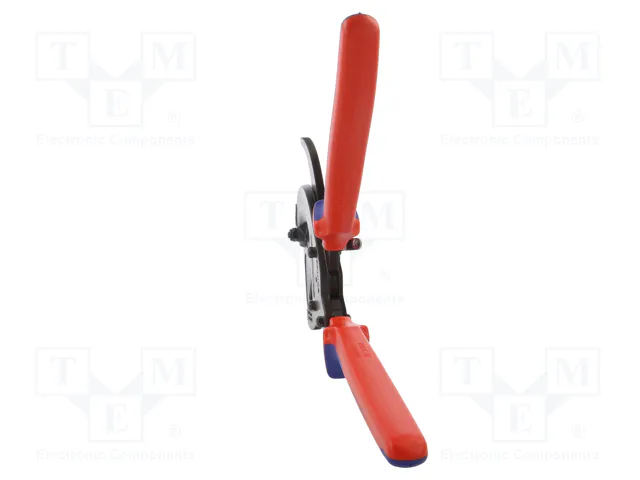 KNIPEX Tijeras con mecanismo de trinquete para cables de 60mm
