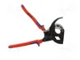 KNIPEX Tijeras con mecanismo de trinquete para cables de 60mm