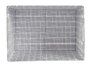 KIPIT Cesta de Tela Cónica Rectangular con Asas Grande Blanco
