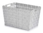 KIPIT Cesta de Tela Cónica Rectangular con Asas Grande Blanco