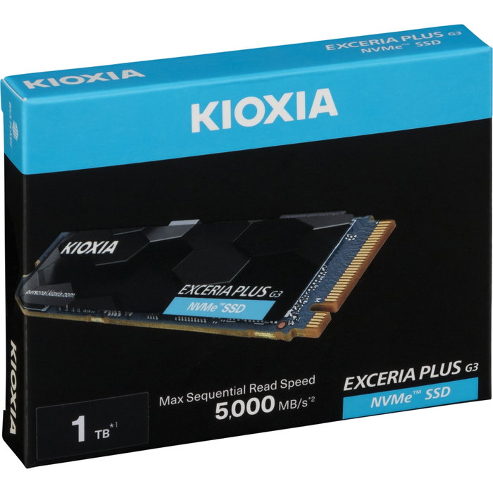 KIOXIA Exceria Plus G3 1 TB M.2 NVMe PCIe 4.0 KIOXIA Exceria Plus G3 1 TB M.2 NVMe PCIe 4.0