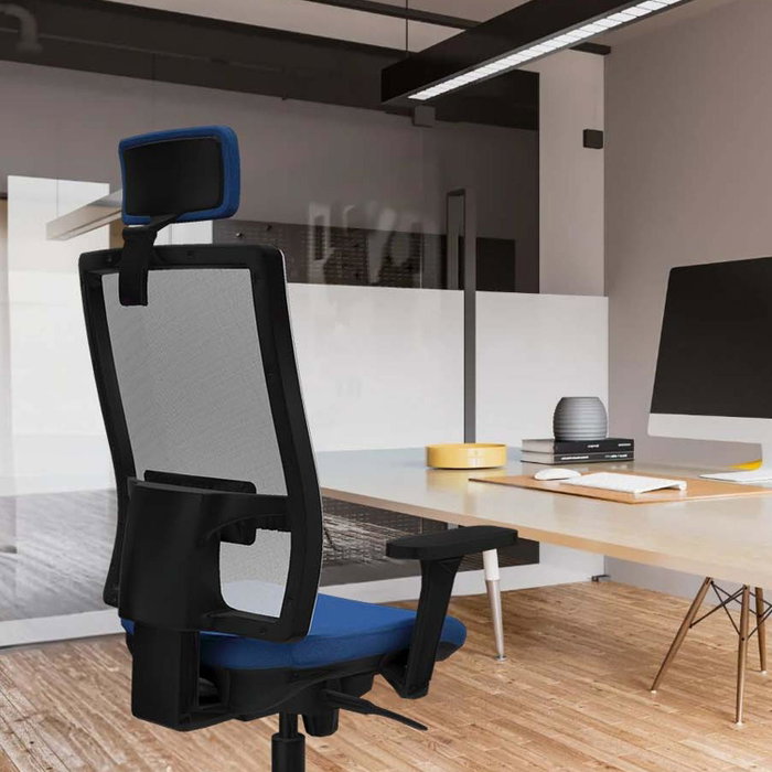 PIQUERAS Y CRESPO Silla de oficina Horna con mecanismo Sincro, Lila y Gris PIQUERAS Y CRESPO Silla de oficina Horna con mecanismo Sincro, Lila y Gris