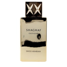 Swiss Arabian SHAGHAF OUD ELIXIR Eau de Parfum en Aceite 75 ml - Perfume Concentrado de Oud con Azafrán, Rosa, Vainilla y Pralines
