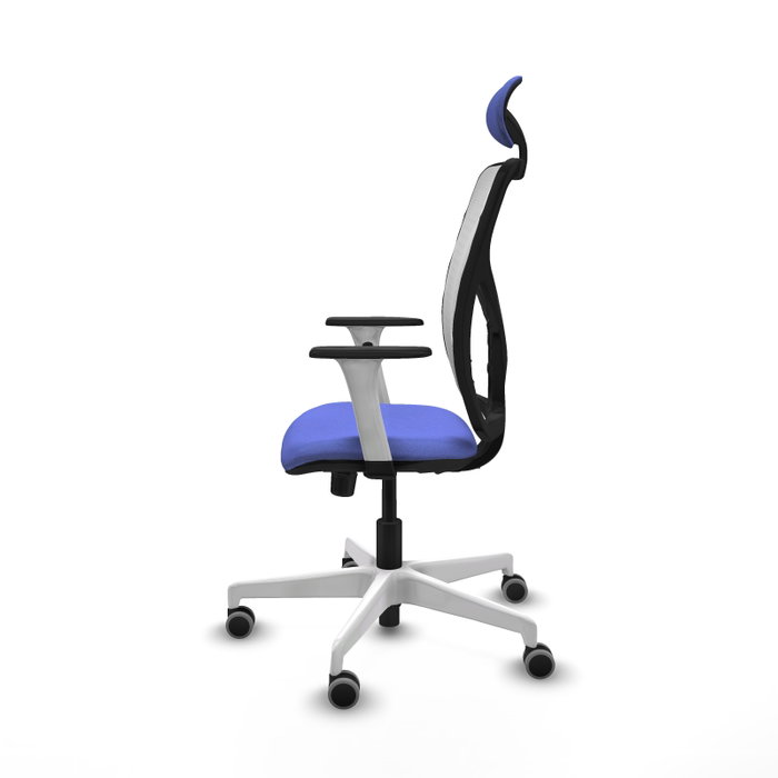 PIQUERAS Y CRESPO Silla de oficina Motilla con mecanismo Sincro, Azul claro y Blanco PIQUERAS Y CRESPO Silla de oficina Motilla con mecanismo Sincro, Azul claro y Blanco