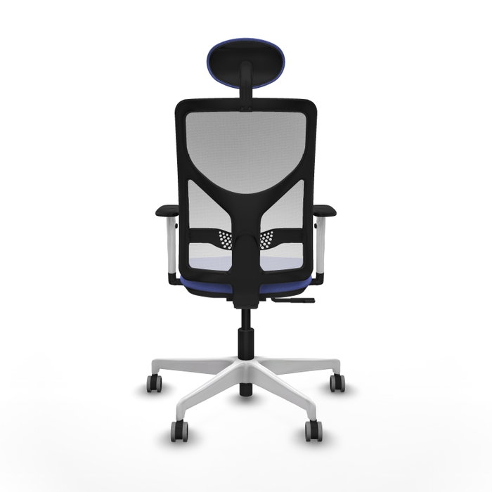PIQUERAS Y CRESPO Silla de oficina Motilla con mecanismo Sincro, Azul claro y Blanco PIQUERAS Y CRESPO Silla de oficina Motilla con mecanismo Sincro, Azul claro y Blanco