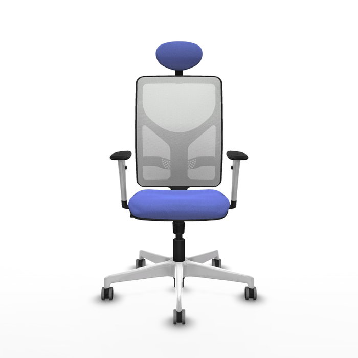 PIQUERAS Y CRESPO Silla de oficina Motilla con mecanismo Sincro, Azul claro y Blanco PIQUERAS Y CRESPO Silla de oficina Motilla con mecanismo Sincro, Azul claro y Blanco