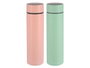 KINVARA Termo con termómetro digital 450ml surtido Rosa + Verde
