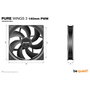 be quiet! Pure Wings 3 140mm PWM Triple Pack Negro