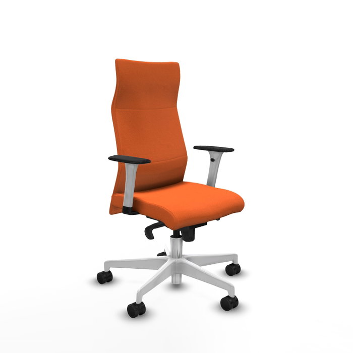 PIQUERAS Y CRESPO Sillón Albacete Naranja con Mecanismo Sincro PIQUERAS Y CRESPO Sillón Albacete Naranja con Mecanismo Sincro