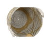 DKD Home Decor Set de 2 Cestas de Seagrass y Algodón Coral