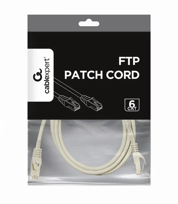 Gembird Cable de Red Cat6 F/UTP 2m Blanco