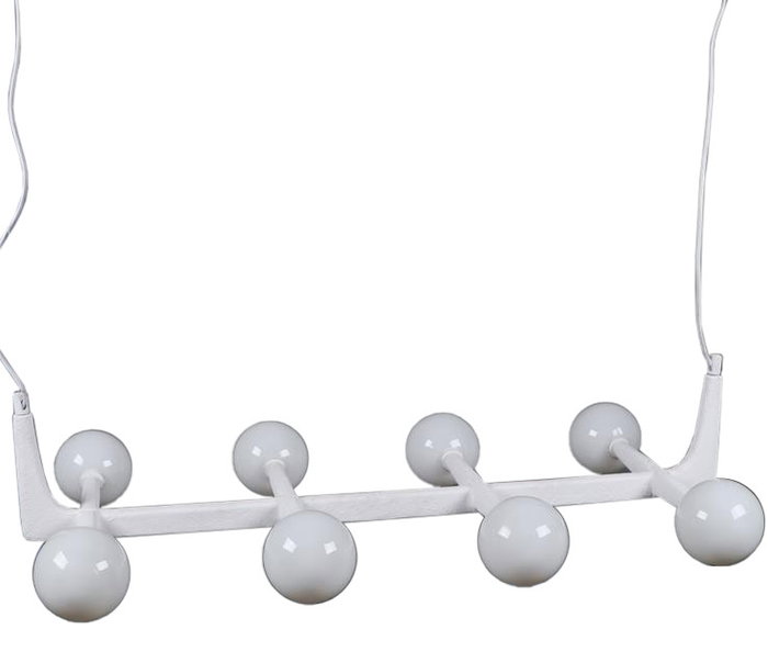 DKD Home Decor Lámpara de Techo Moderna Blanco 45 x 110 x 120 cm