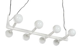 DKD Home Decor Lámpara de Techo Moderna Blanco 45 x 110 x 120 cm
