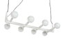 DKD Home Decor Lámpara de Techo Moderna Blanco 45 x 110 x 120 cm