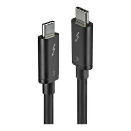 Lindy Cable Thunderbolt 3 Pasivo 0,5m USB Type C Negro