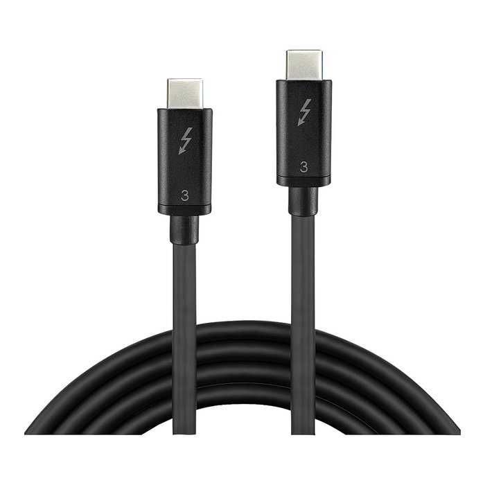 Lindy Cable Thunderbolt 3 Pasivo 0,5m USB Type C Negro