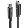 Lindy Cable Thunderbolt 3 Pasivo 0,5m USB Type C Negro