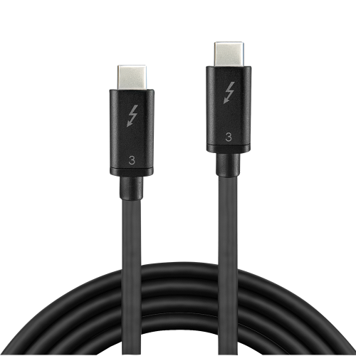 Lindy Cable Thunderbolt 3 Pasivo 0,5m USB Type C Negro