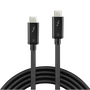 Lindy Cable Thunderbolt 3 Pasivo 0,5m USB Type C Negro