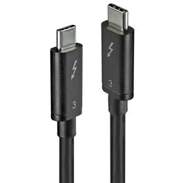 Lindy Cable Thunderbolt 3 Pasivo 0.5m - Conexión Rápida y Versátil para Datos, Vídeo y Energía