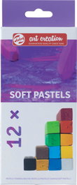 TALENS ART CREATION Set de 12 Pasteles Suaves Surtidos en Estuche