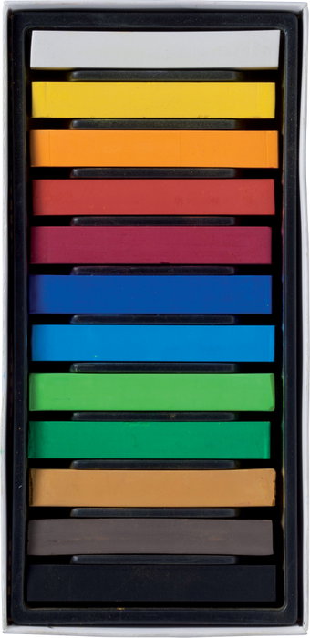 TALENS ART CREATION Set de 12 Pasteles Suaves Surtidos en Estuche