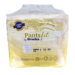 ABS Pañal Inco Abs Fit Plus Pants T. G 110-150 Cm 14 Unidades