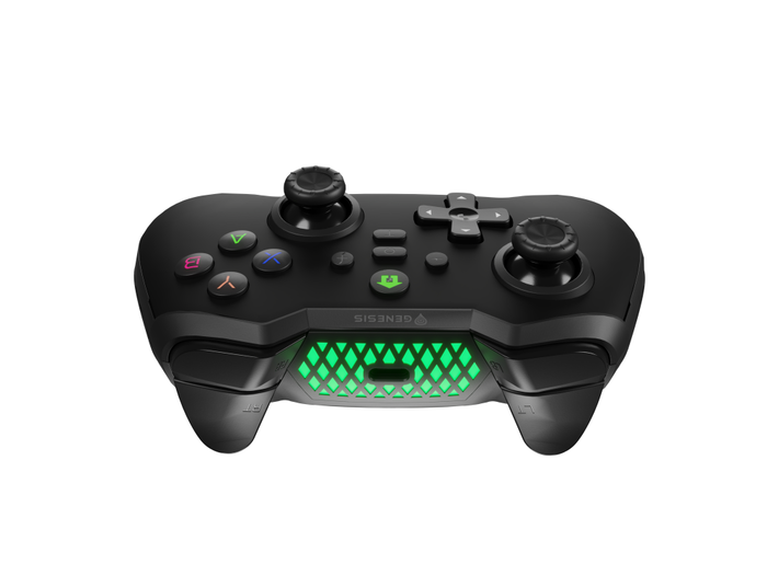 GENESIS Mangan 400 Gamepad Inalámbrico Bluetooth Negro para Android, iOS, MAC, Nintendo Switch y PC con Mandos Analógicos/Digitales